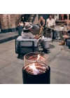 Nova Led Gazlı Ateş Çukuru Siyah Firepit