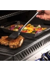 Pro Üçlü Set Spatula, Maşa, Sos Fırçası Paslanmaz Çelik
