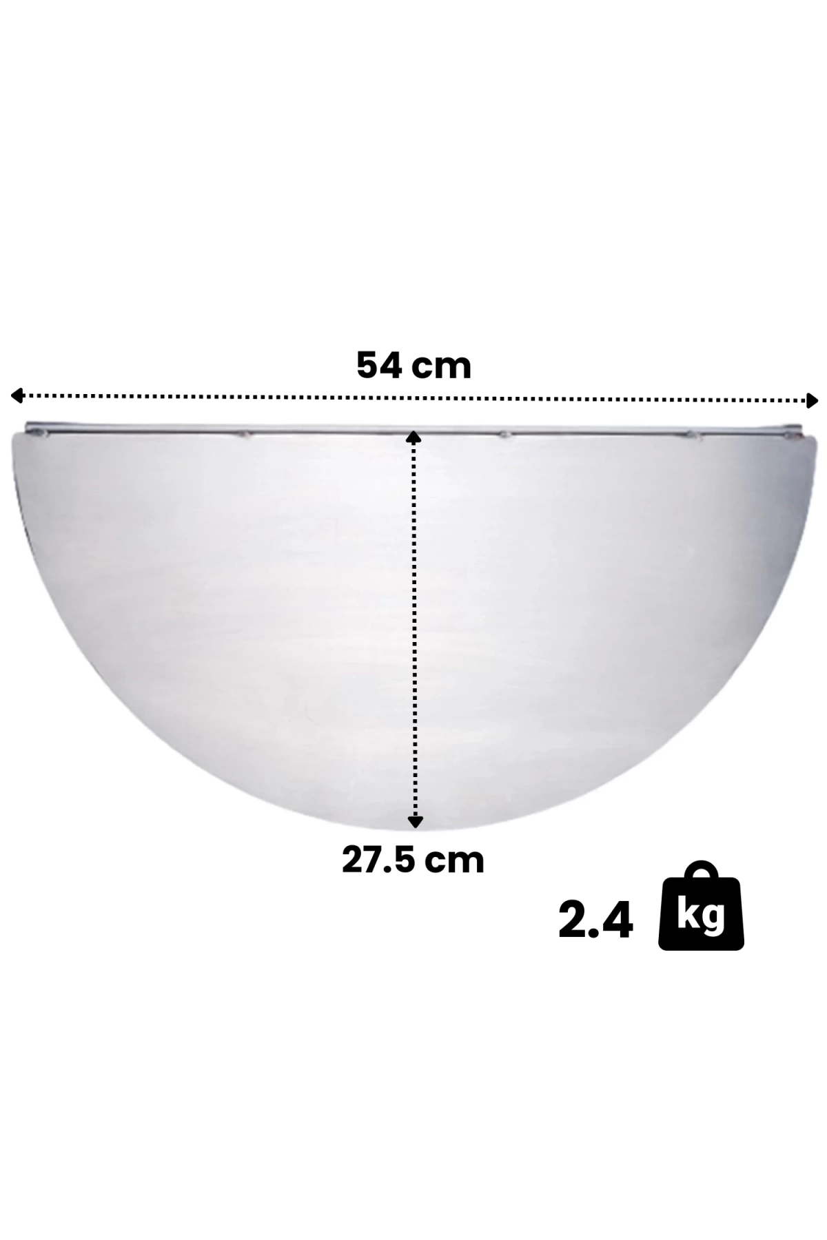 3 mm Paslanmaz Hotplate (57 cm Küre Mangallarla Uyumludur)