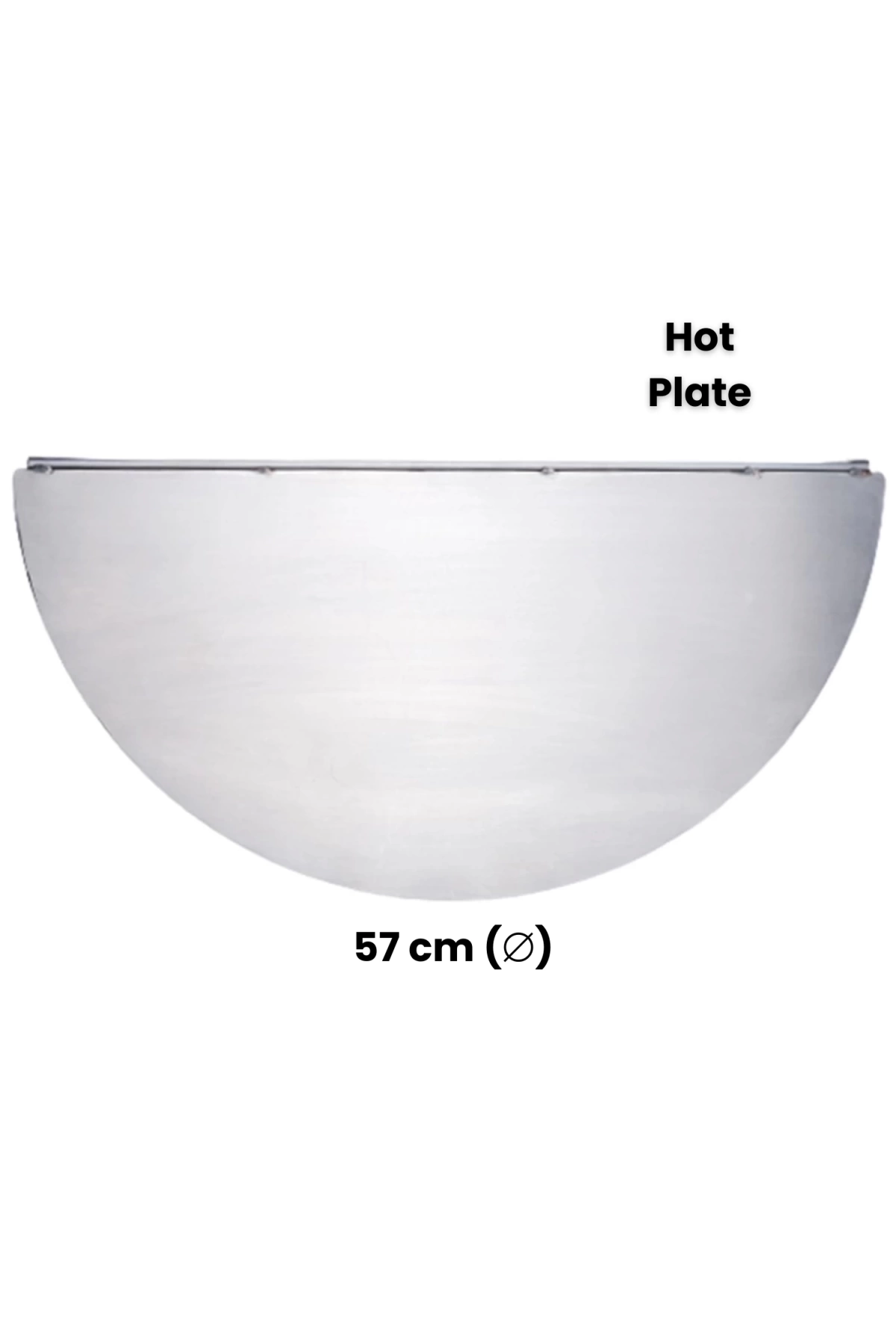 3 mm Paslanmaz Hotplate (57 cm Küre Mangallarla Uyumludur)