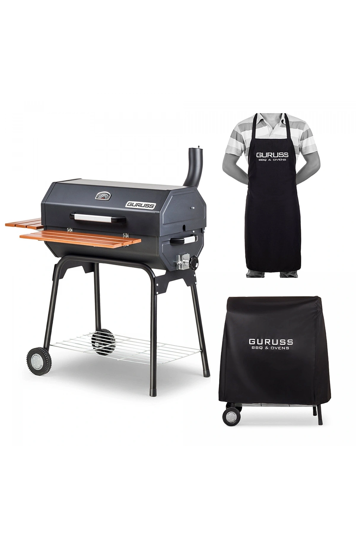 Guruss CG75 Barbekü Mangal (Kılıf ve Önlük Hediyeli)