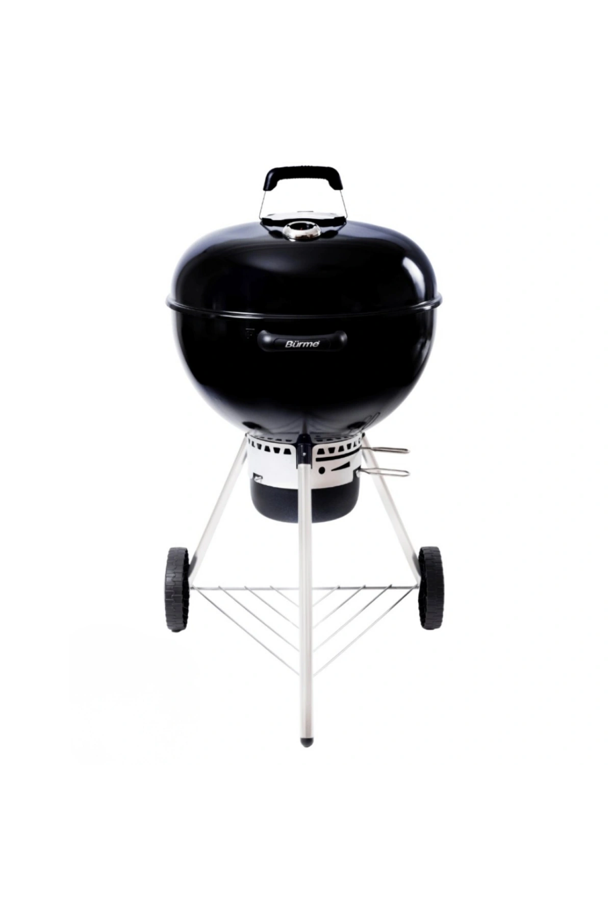 Bürme Partner 55.00 Yuvarlak Kömürlü Barbekü Küre Siyah Mangal