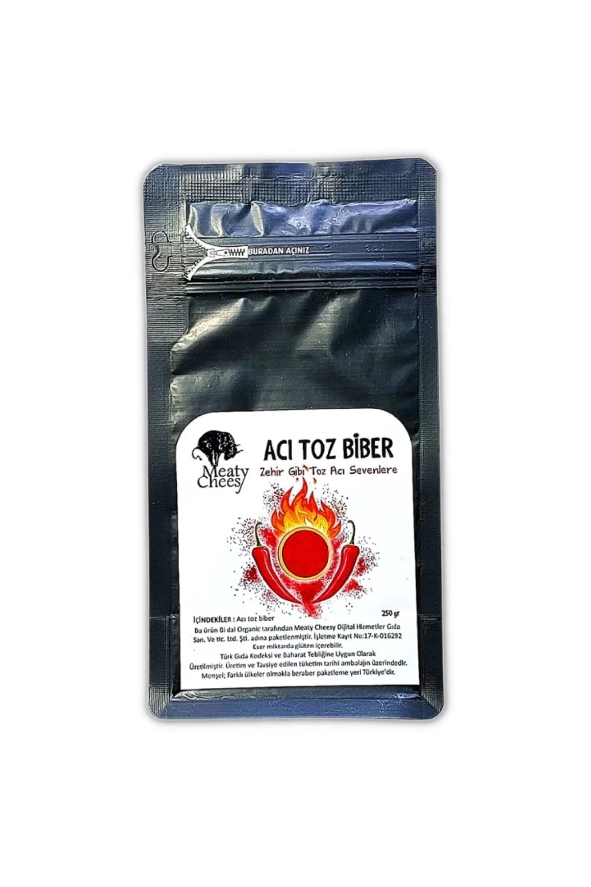 Acı Toz Biber 250 g (Aç-Kapat Paket)