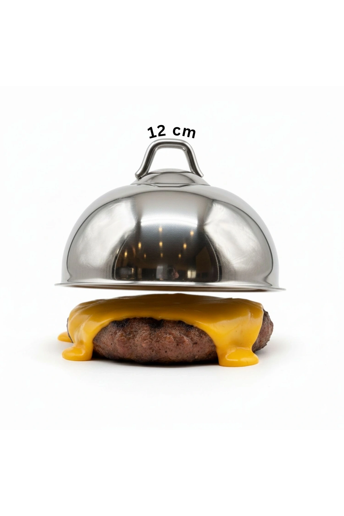 Burger Peynir Eritme Kapağı ve Hamburger Buhar Aparatı (12cm)