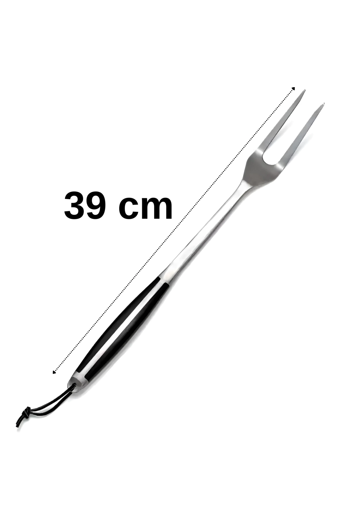 Elite Dövme Çelik İthal Barbekü Et Çatalı - 39 cm