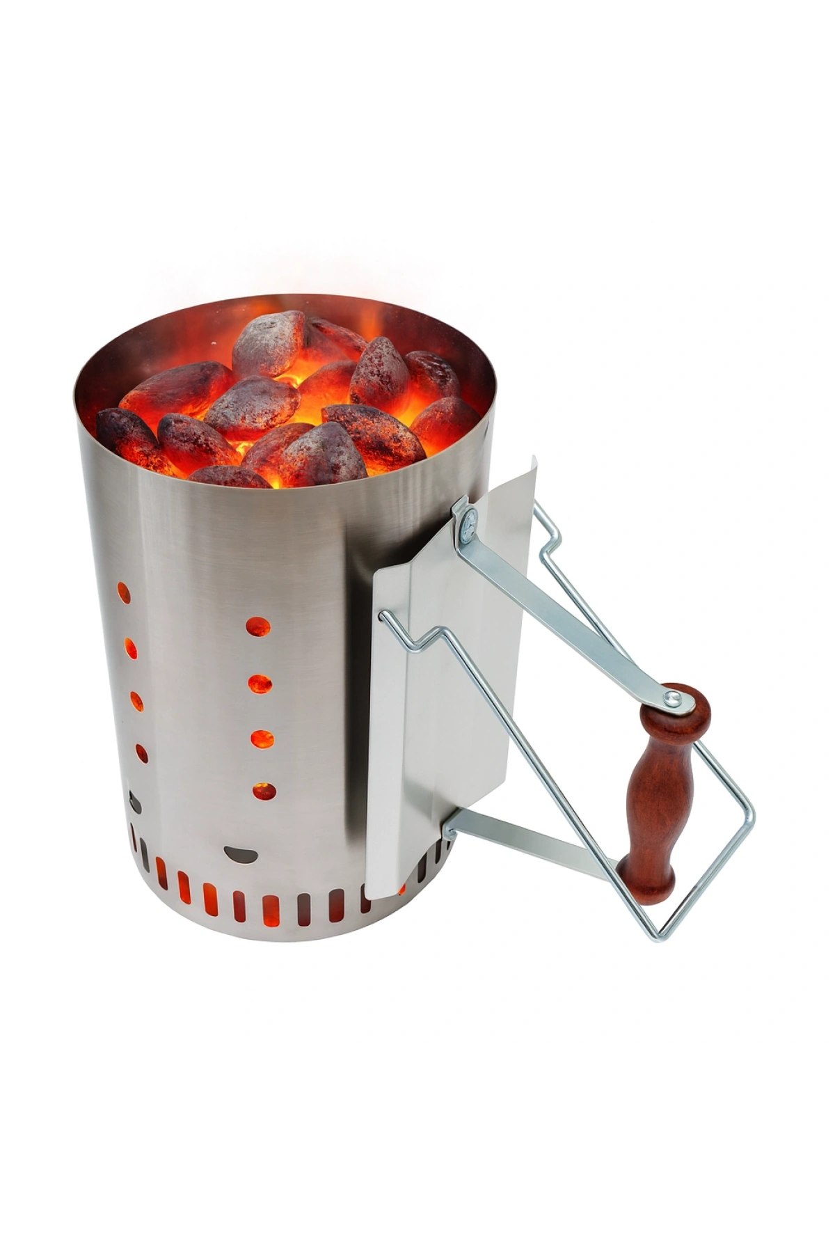 Elite Mega Kömür Tutuşturma Bacası – Paslanmaz Çelik Hızlı ve Pratik Mangal Kömürü Yakma Aparatı