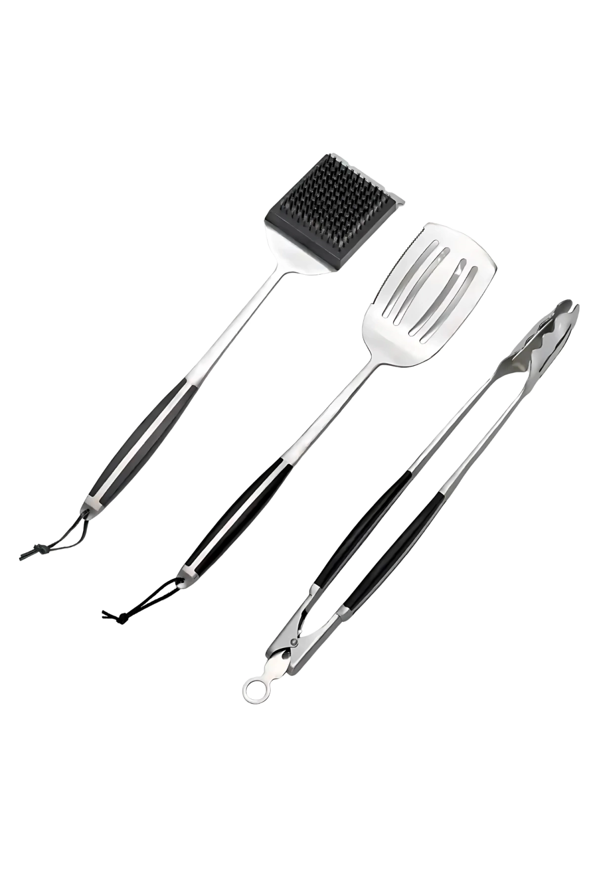 Elite Pro 3lü Set Dövme Çelik - Fırça, Spatula ve Maşa