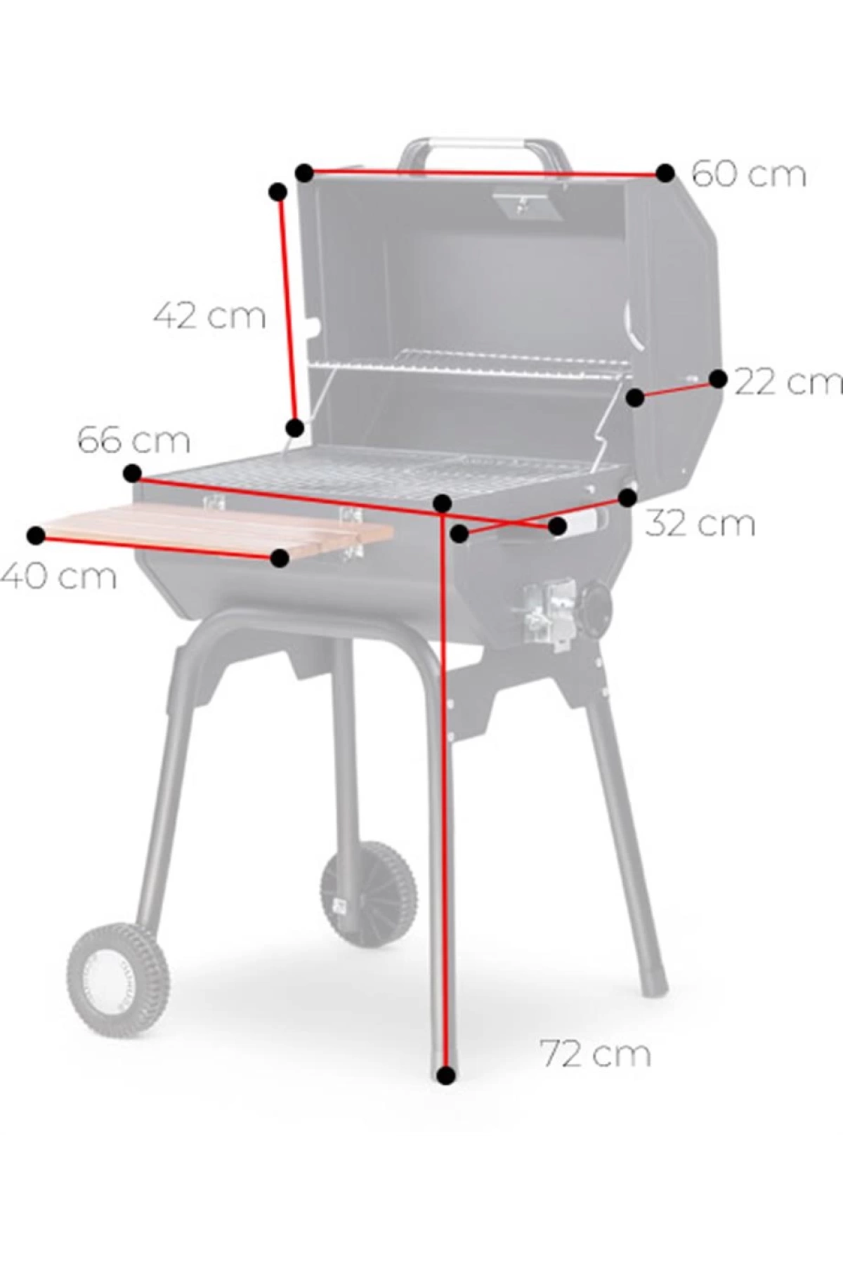 Guruss CG50 Barbekü Mangal