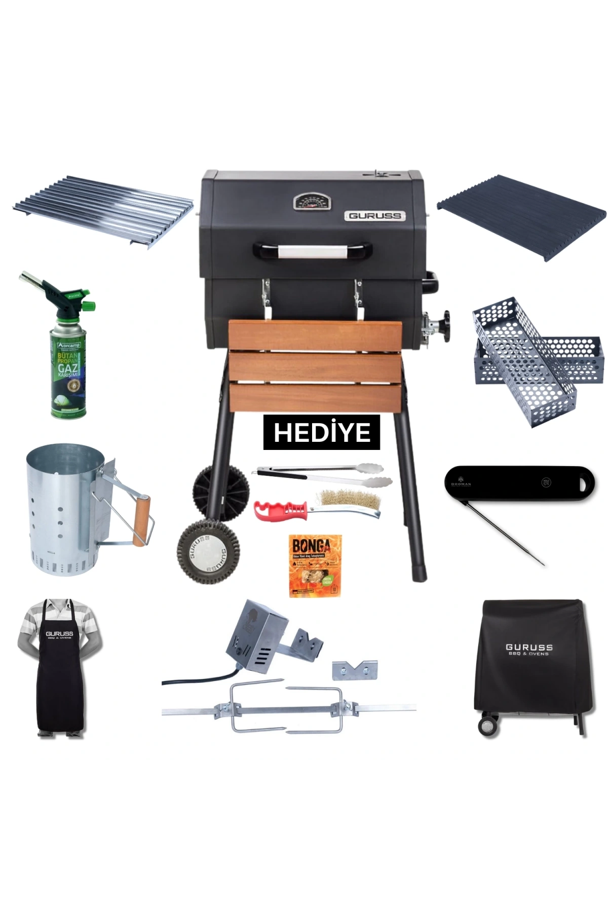 Guruss CG50 Gurme Barbekü Mangal Seti