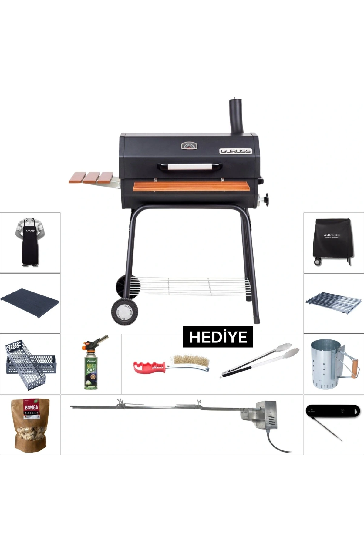Guruss CG75 Gurme Barbekü Mangal Seti