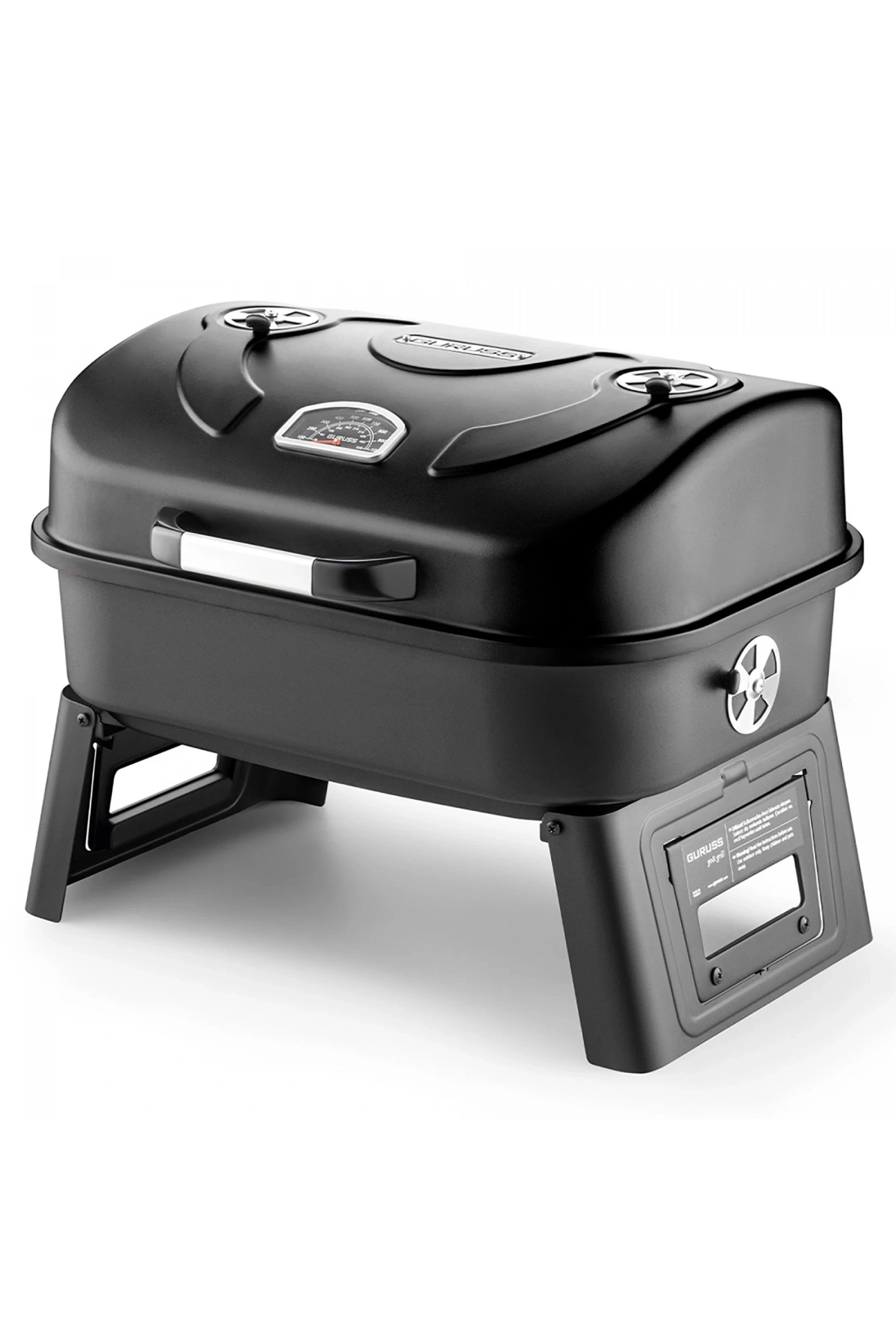 Guruss Go Grill Portatif Barbekü Mangal (Siyah)