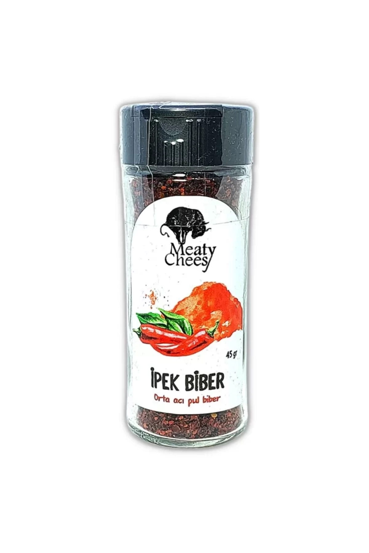 İpek Biber (Orta Acı) 45 g (Cam Şişe)