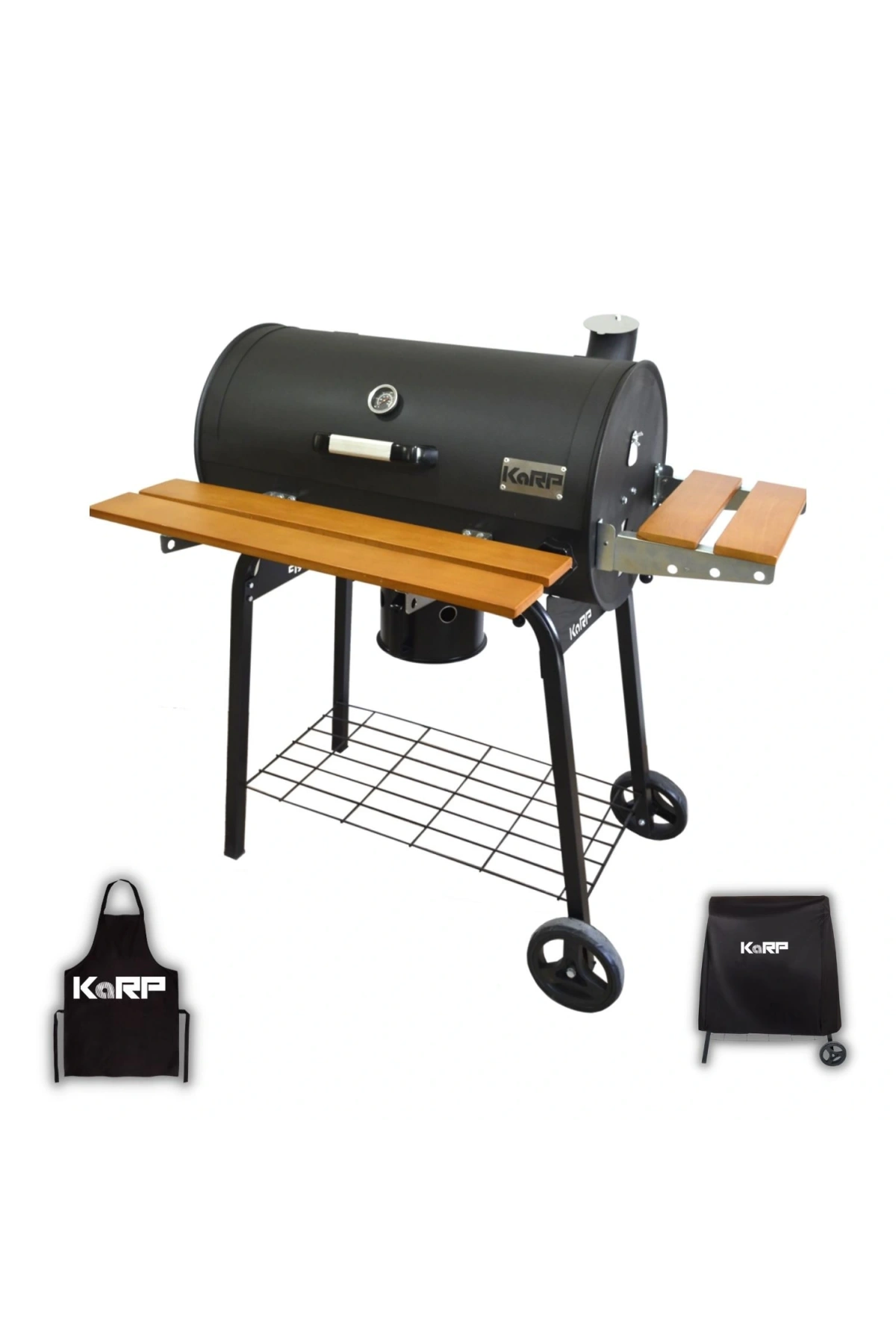 Karp 75 Kömürlü Mangal & Bbq (Kılıf ve Önlük Hediyeli)