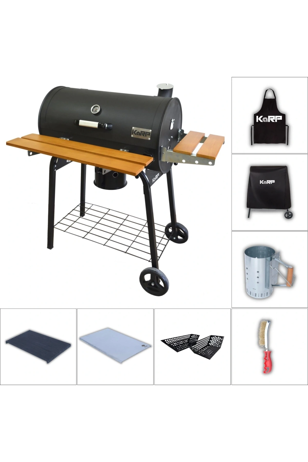 Karp 75 Kömürlü Mangal & Bbq (Tam Set)