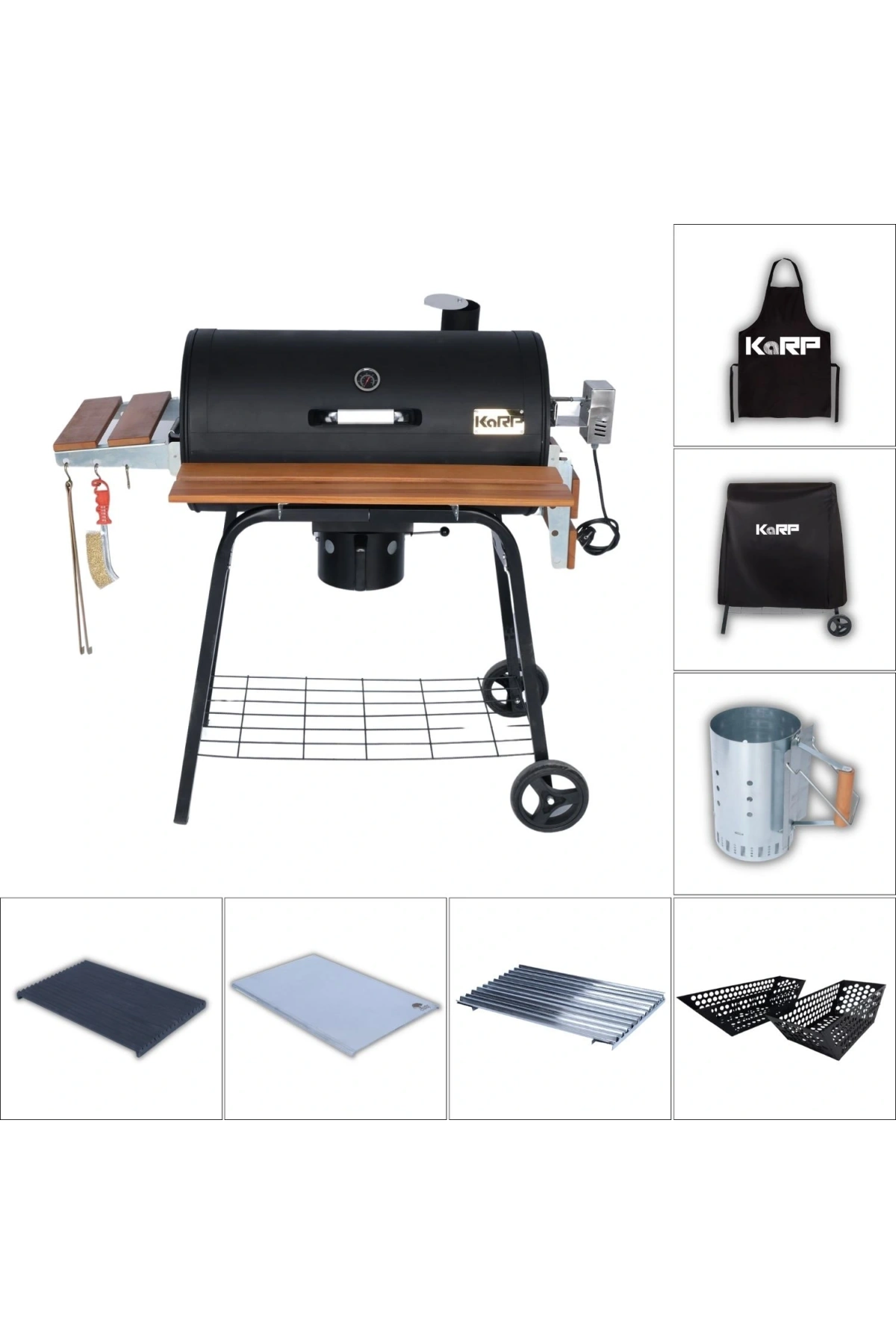 Karp 75 Kömürlü Mangal & Bbq (Ultra Set)