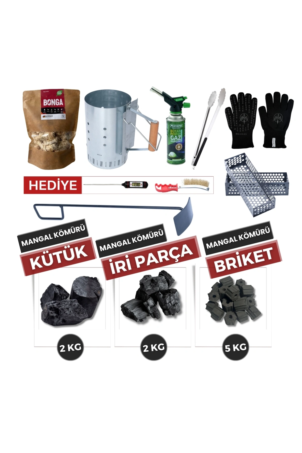 Master Kömür & Tutuşturma Seti