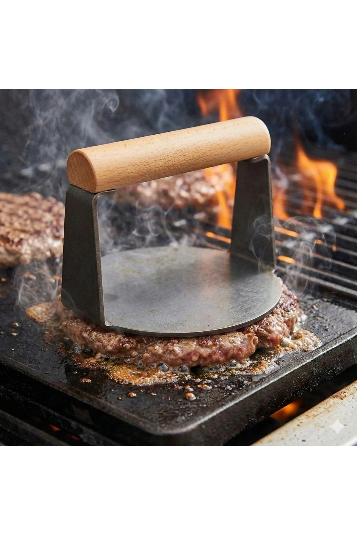 Paslanmaz Smash Burger Presi