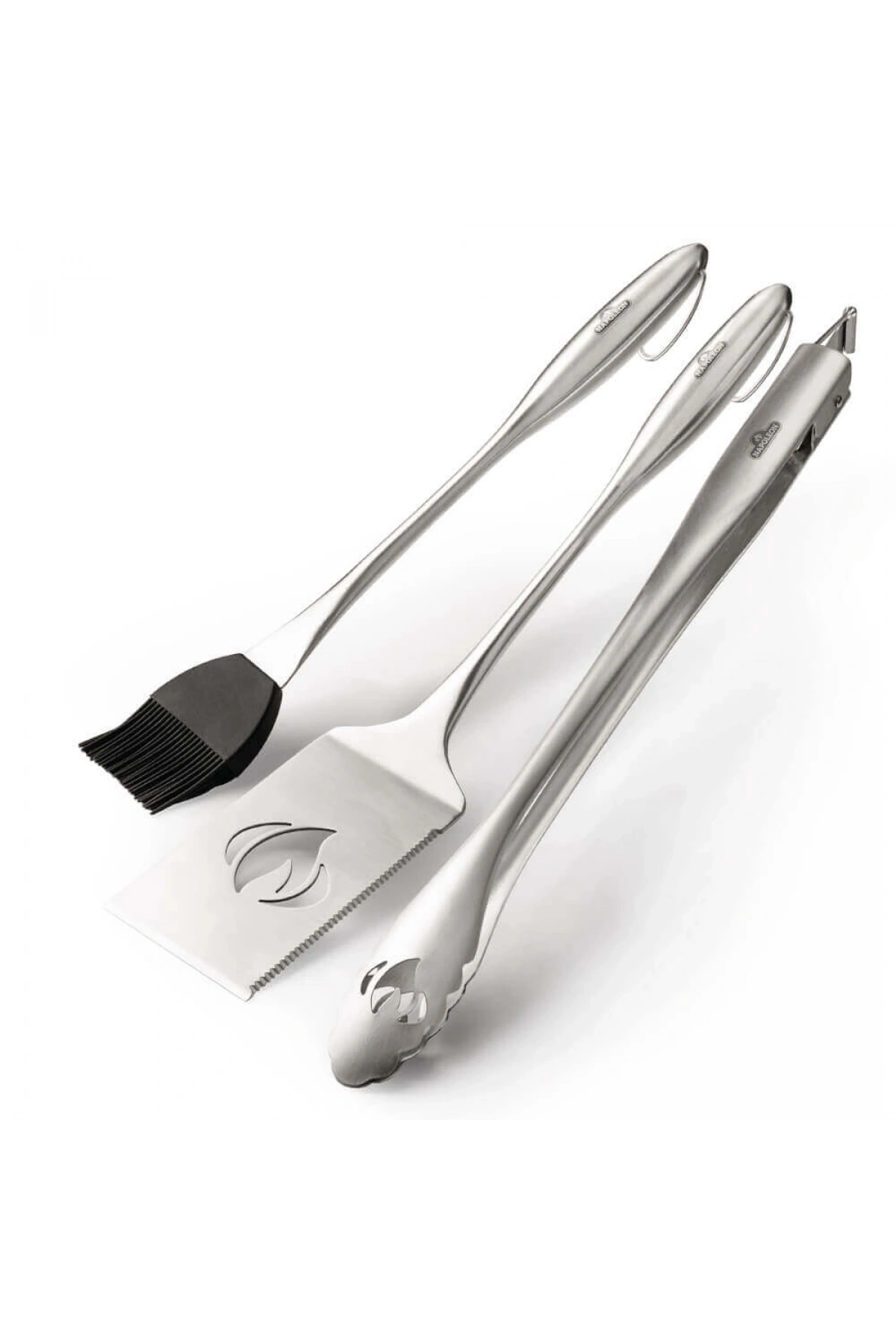 Pro Üçlü Set Spatula, Maşa, Sos Fırçası Paslanmaz Çelik