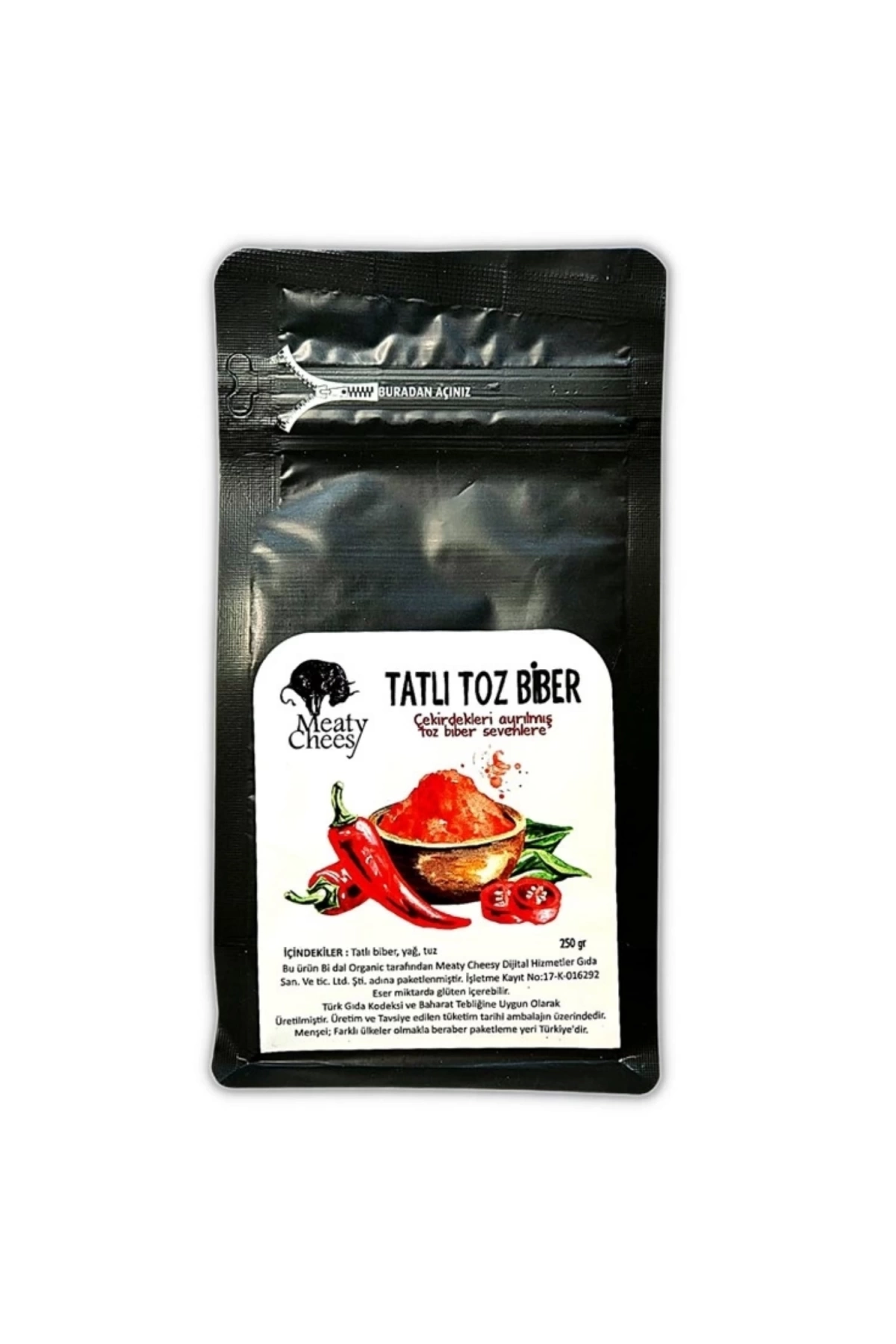 Toz Biber (Tatlı) 250 g (Aç-Kapat Paket)