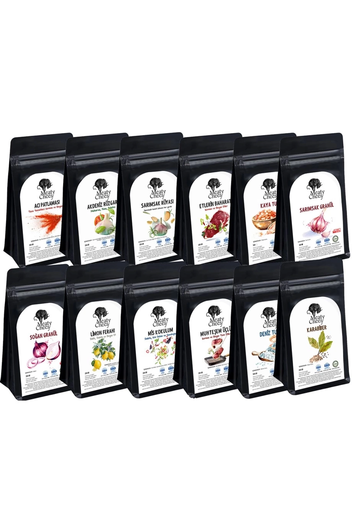 Tüm Lezzetler Tanışma Baharat Paketi (12 Li Paket Set)