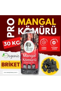 Meaty&Cheesy Firehex Bio Karbon Mangal & Barbekü Kömürü (Briket) - 30 kg