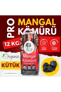 Meaty&Cheesy Ultra Bio Karbon Mangal & Barbekü Kömürü (Kütük) - 12 kg