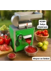 Ev Tipi Salça Makinesi ve Katı Meyve Sıkacağı – 2800 Devir, 350-500 Kg/Saat Kapasiteli (51x65x110 cm)