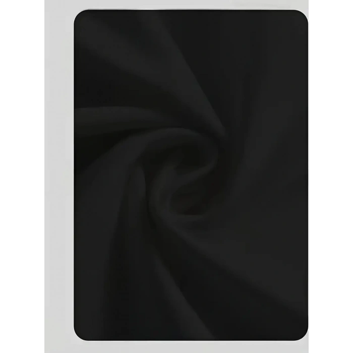 20/1 Penye Compack Start All Over Baskılı Oversize Bisiklet Yaka Kısa Kol T-shirt - Siyah