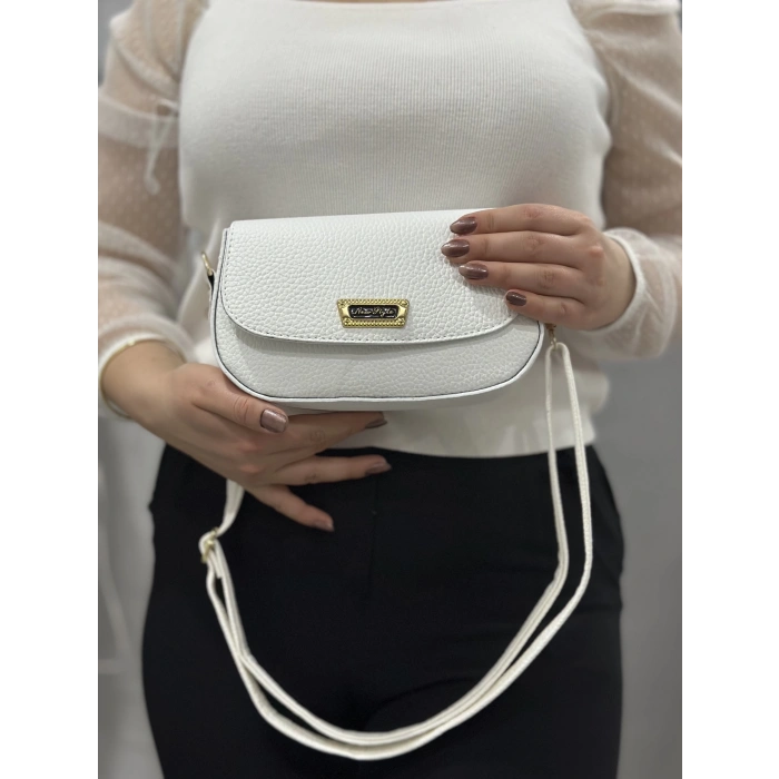 Beyaz cilt jessi çanta