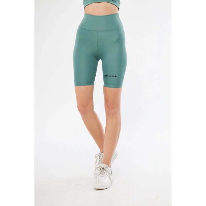 Biker Sporcu Şort - Mint Yeşil