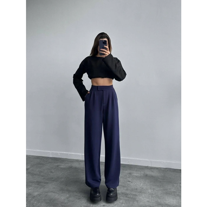 Cırtlı palazzo pantolon