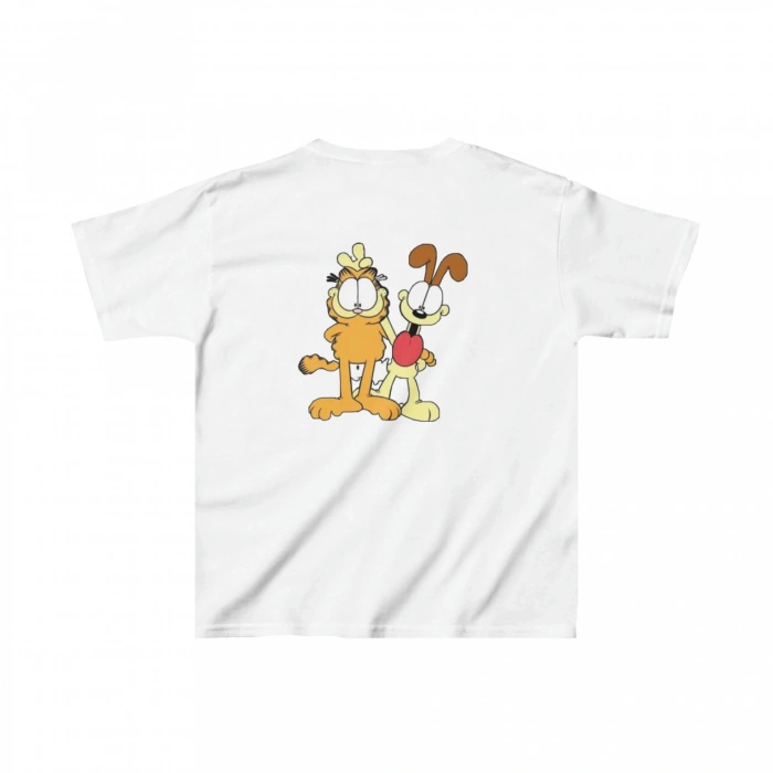 Çocuk Unisex Baskılı T-Shirt - Beyaz