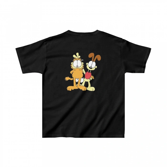 Çocuk Unisex Baskılı T-Shirt - Siyah