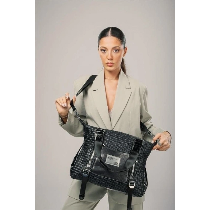 Ebga Siyah Cilt Kol Ve Omuz Çantası