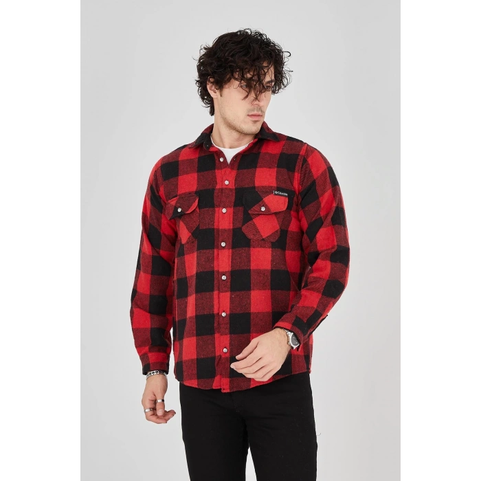 Erkek Oduncu Gömlek - Kırmızı