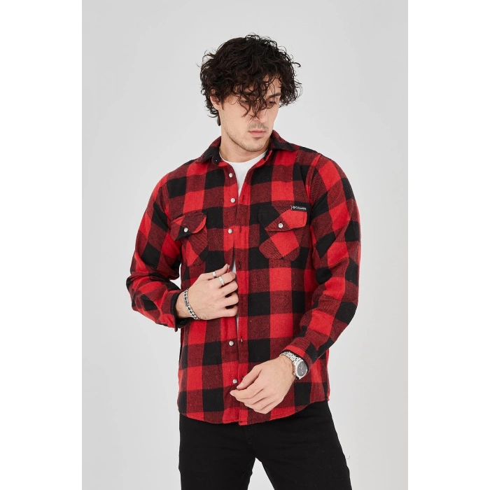 Erkek Oduncu Gömlek - Kırmızı