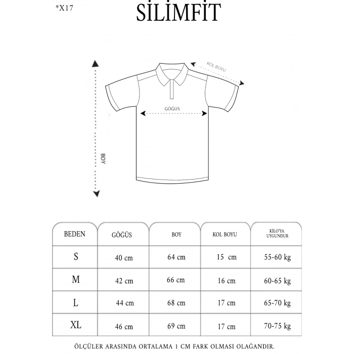 Erkek Yakalı Slim Fit Dokuma Çizgili T-Shirt - Bordo