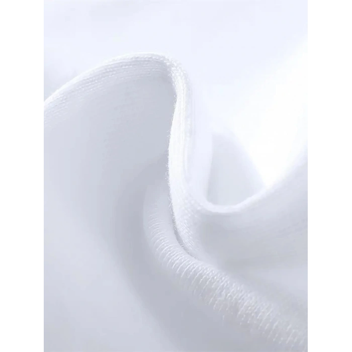 Erkekler için Siyah Tişört Grafik Genç Emo Vintage Gotik Rahat Büyük Beden Kısa Kollu Tişört Giysi Üst - Beyaz