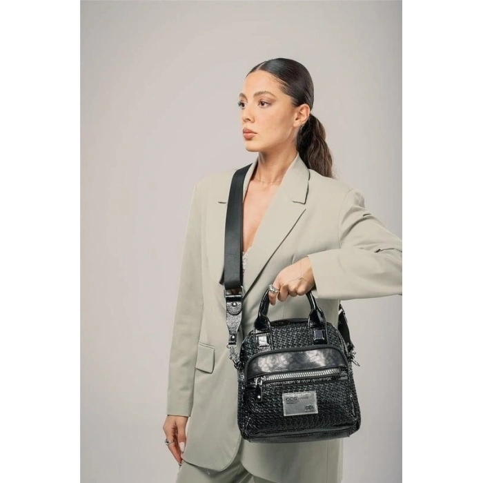 Ewal Siyah Cilt Kol Ve Omuz Çantası