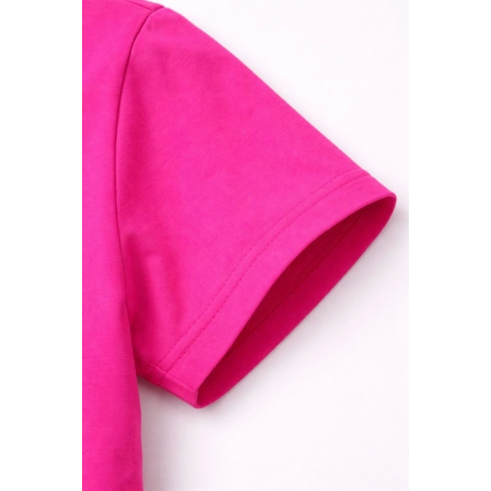 Genç Erkek Çocuk V Yaka Tişört Model - Pembe