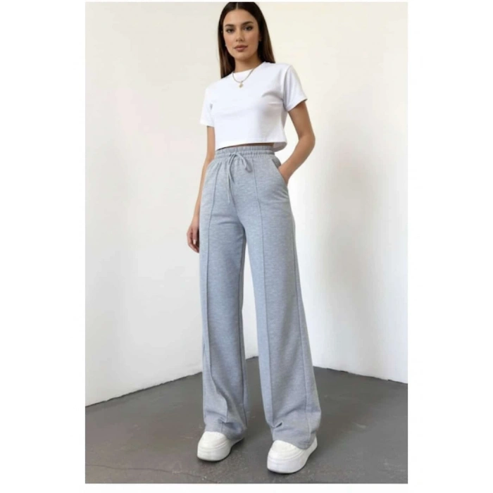 Kadın Eşofman 3 iplik şardonlu bol paça