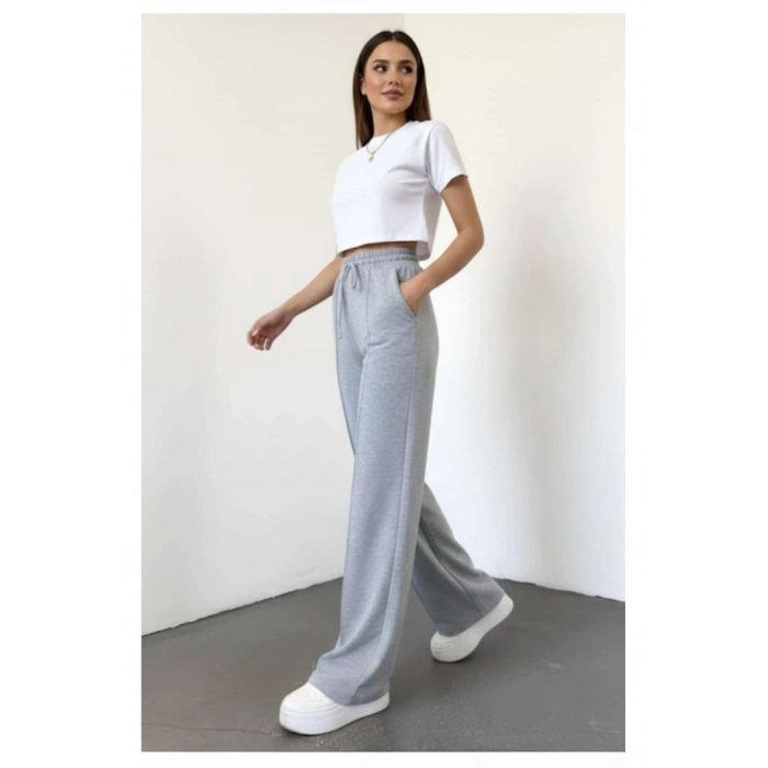 Kadın Eşofman 3 iplik şardonlu bol paça