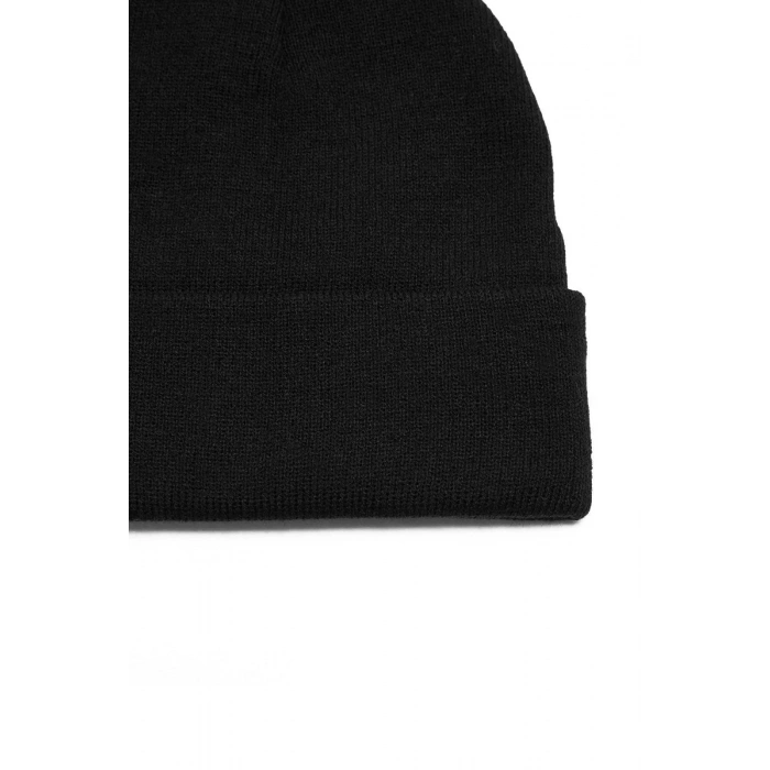 Kadın Katlamalı Basic Bere - Siyah