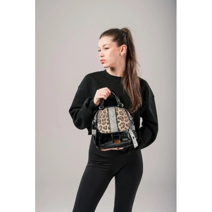 Ojwe Siyah Cilt Kol Ve Sırt Çantası