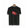 1 Mayıs Emek ve Dayanışma Bayraklı Emekçi Baskılı Bisiklet Yaka T-shirt - Siyah