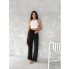 Ayrobin Oversize Kadın Pantalon - Siyah