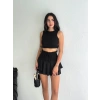 Ayrobin Şortlu Etek - Siyah