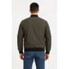 Erkek Bomber Mont Ceket – Fermuarlı, Kapitone İçi Astarlı, Su İtici Kumaş, Regular Fit, Uzun Kollu, Yandan Cepli, Bahar & Kış Rahat Günlük Stil - Haki