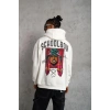 Erkek SCHOOL BOY Baskılı Kapüşonlu Sweat - Beyaz
