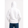 Erkek Üç İplik Kapüşonlu Kanguru Cepli SweatShirt hoodie - Beyaz